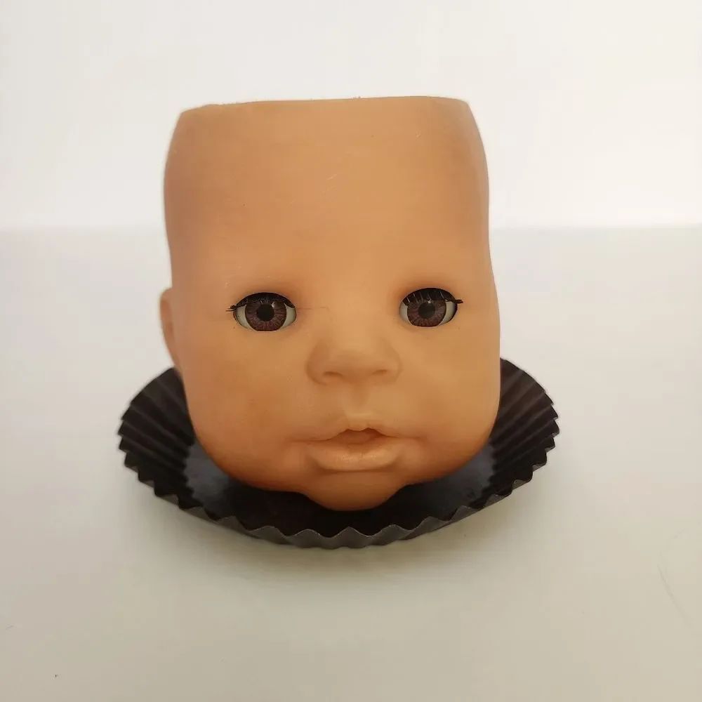 Handmade By Me Dollhead Planter Doll Art